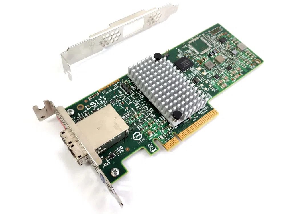 LSI SAS 9300-8E Host Bus Adapter 8-Port PCI-e 3.0 8X SAS 3.0 Schwarz