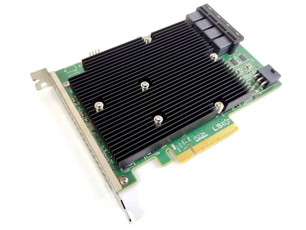 Broadcom SAS 9300-16i Interne SAS SATA Schnittstellenkarte Adapter LSI00447