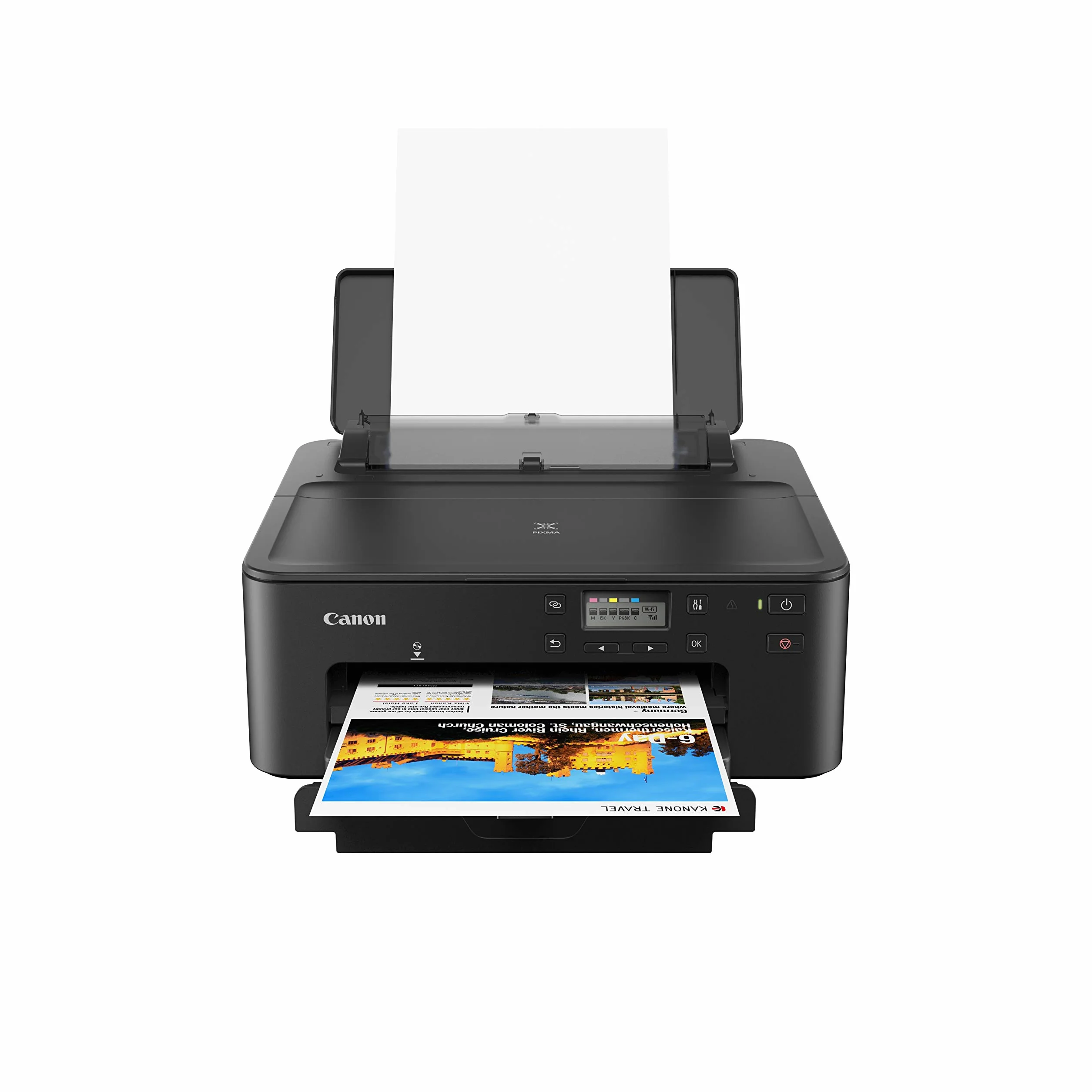 Canon PIXMA TS705a reiner Tintenstrahldrucker (ohne Scan- & Kopierfunktion, WLAN, Duplex, 5 separate Tinten, AirPrint, A4, Schwarz)