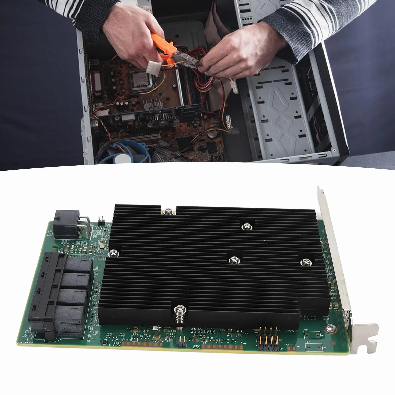 LSI SAS 9300 16I HBA-Karte SAS-Controller für Server