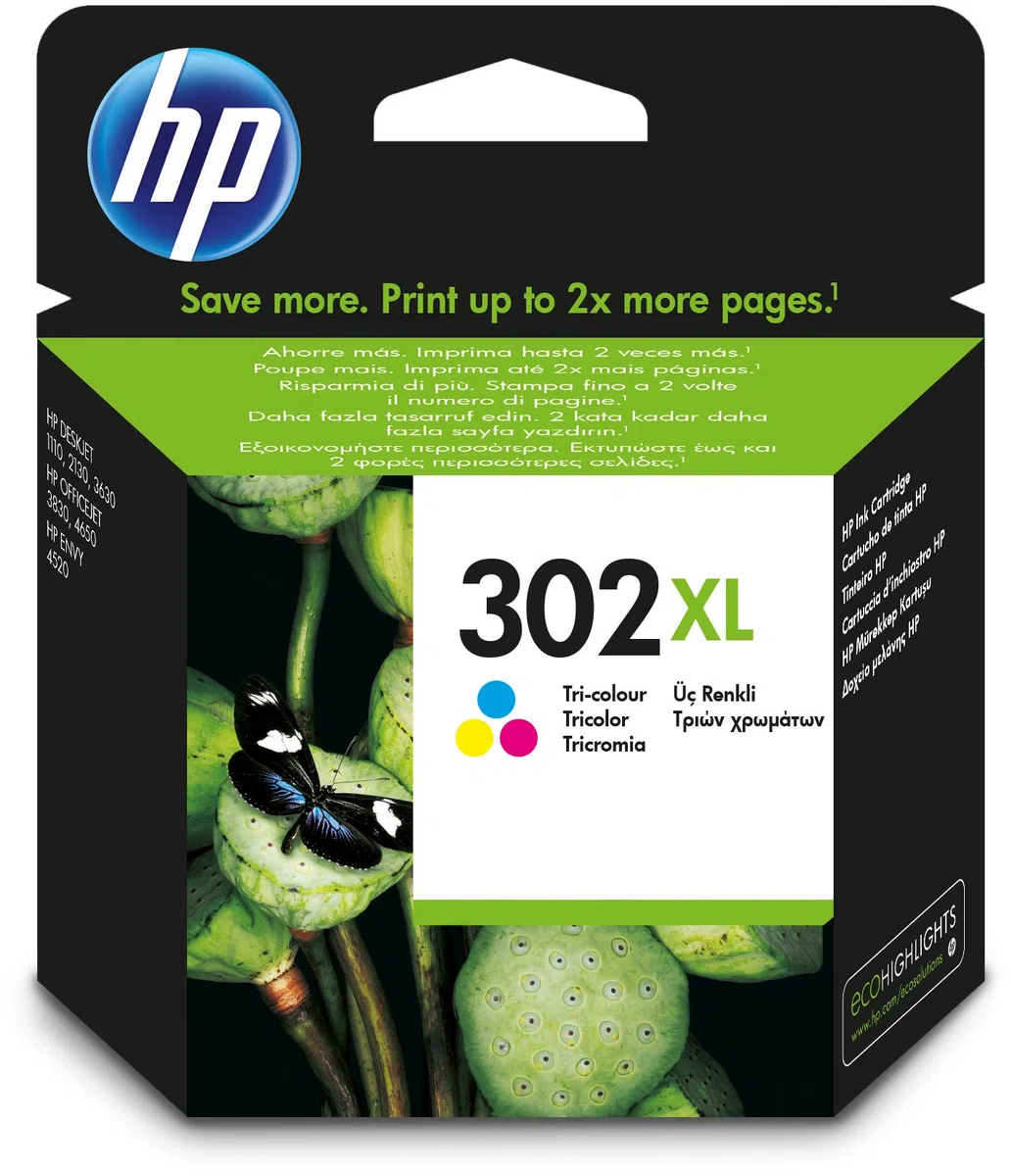 HP 302XL ink cartridge Tri-color