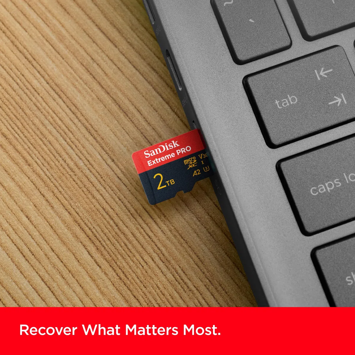 SanDisk Extreme PRO microSDXC UHS-I Speicherkarte 2TB + SD Adapter, Übertragung bis zu 250 MB/s, A2, V30, 4K UHD
