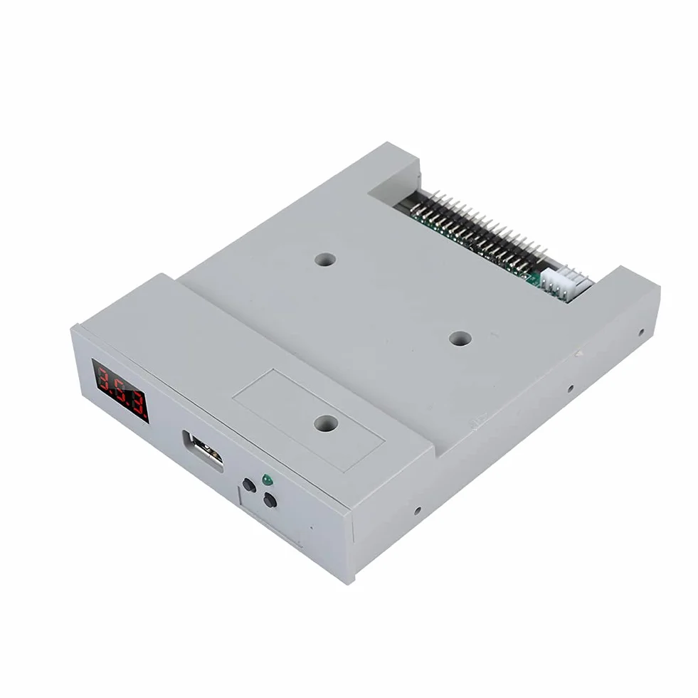 KIMISS Gotek SFR1M44-U100 3,5-Zoll 1,44 MB USB SSD Diskettenlaufwerk-Emulator White ABS