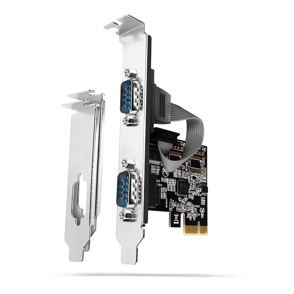 ASIX AX99100 PCIe Adapter 2X Serial Ports PCEA-PSN