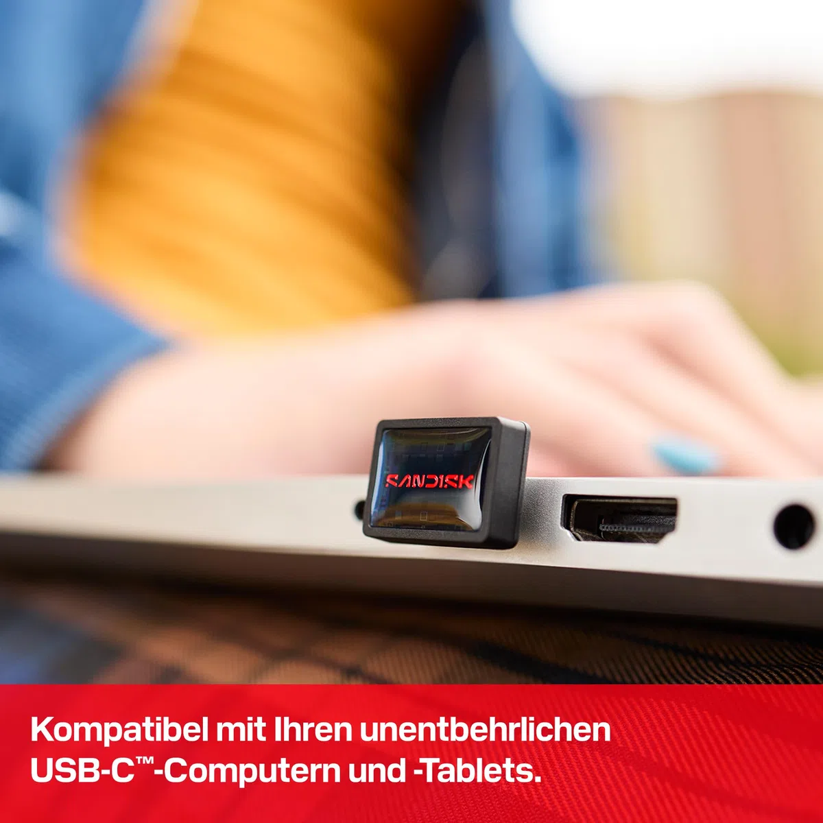 SANDISK Extreme Fit USB Flash-Laufwerk 256 GB 400 MB/s Lesegeschwindigkeit