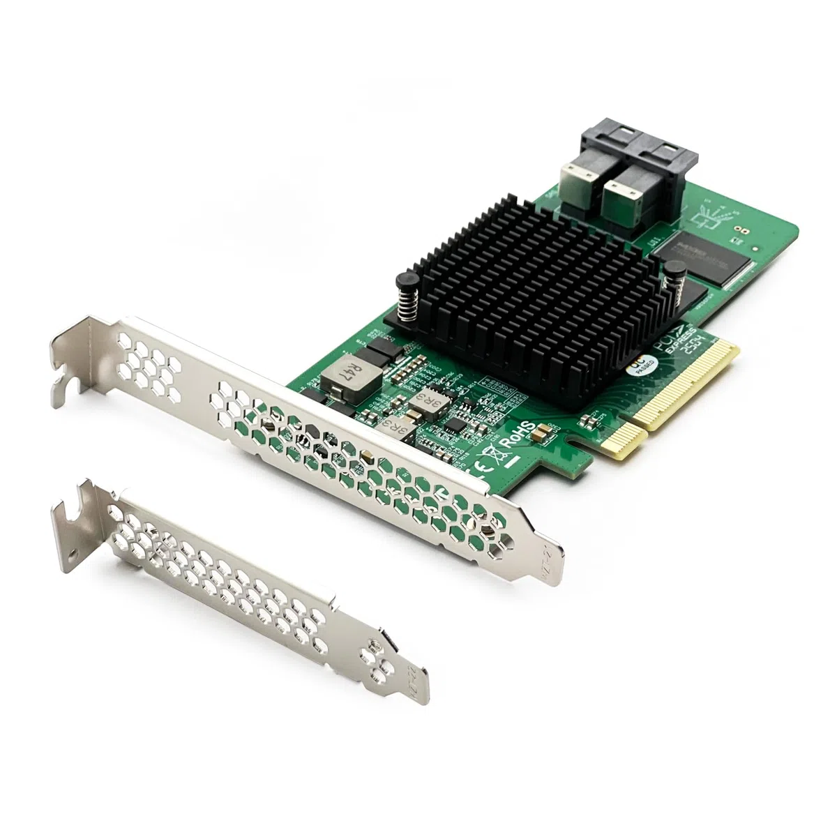 Broadcom SAS 3008 PCI-E SAS/SATA HBA RAID-Controllerkarte, kompatibel mit SAS 9300-8I